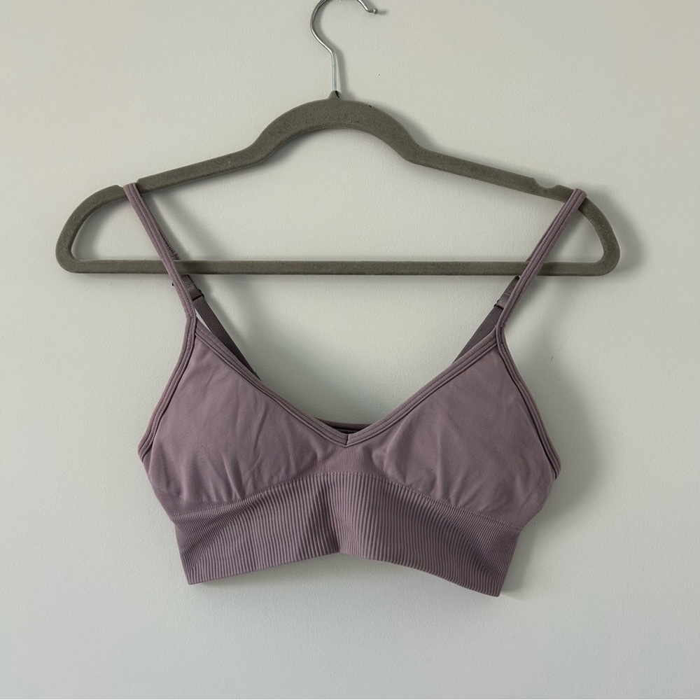 Lululemon Awakening Bra Tara Toomey Collection Misty Mauve Seamless 4